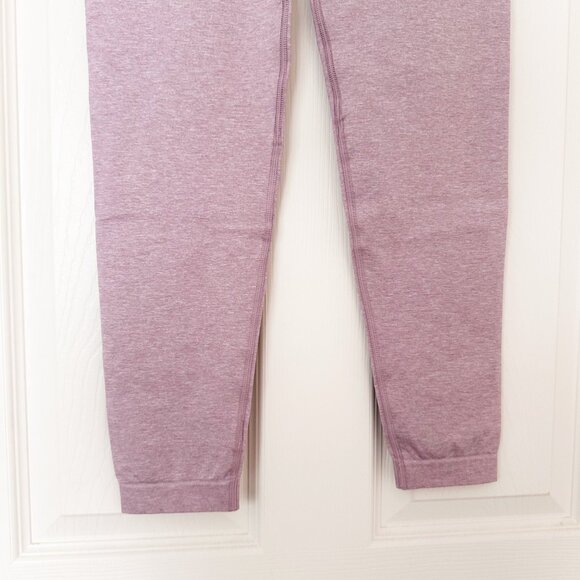 NEW Gymshark Size Large Adapt Marl Seamless Leggings L Light Purple GLLG4114 - Picture 5 of 13